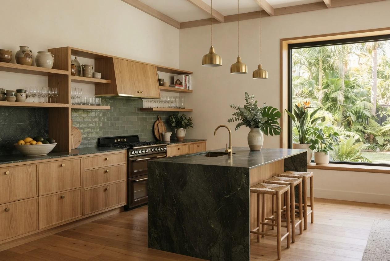 Modern Tropical Kitchen